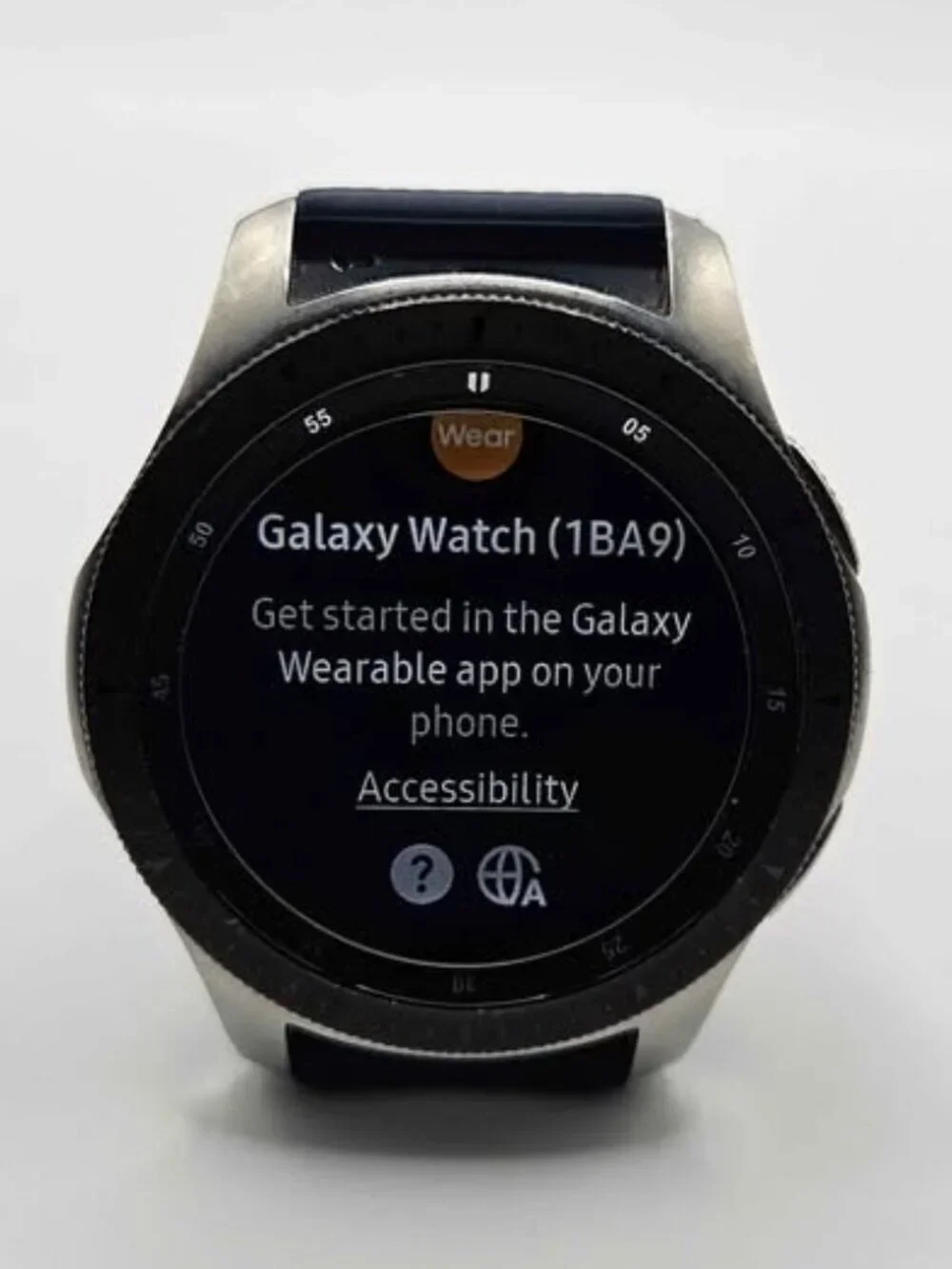 Samsung Galaxy Watch 46mm (Silver/Black) - SM-R800 - Great Condition